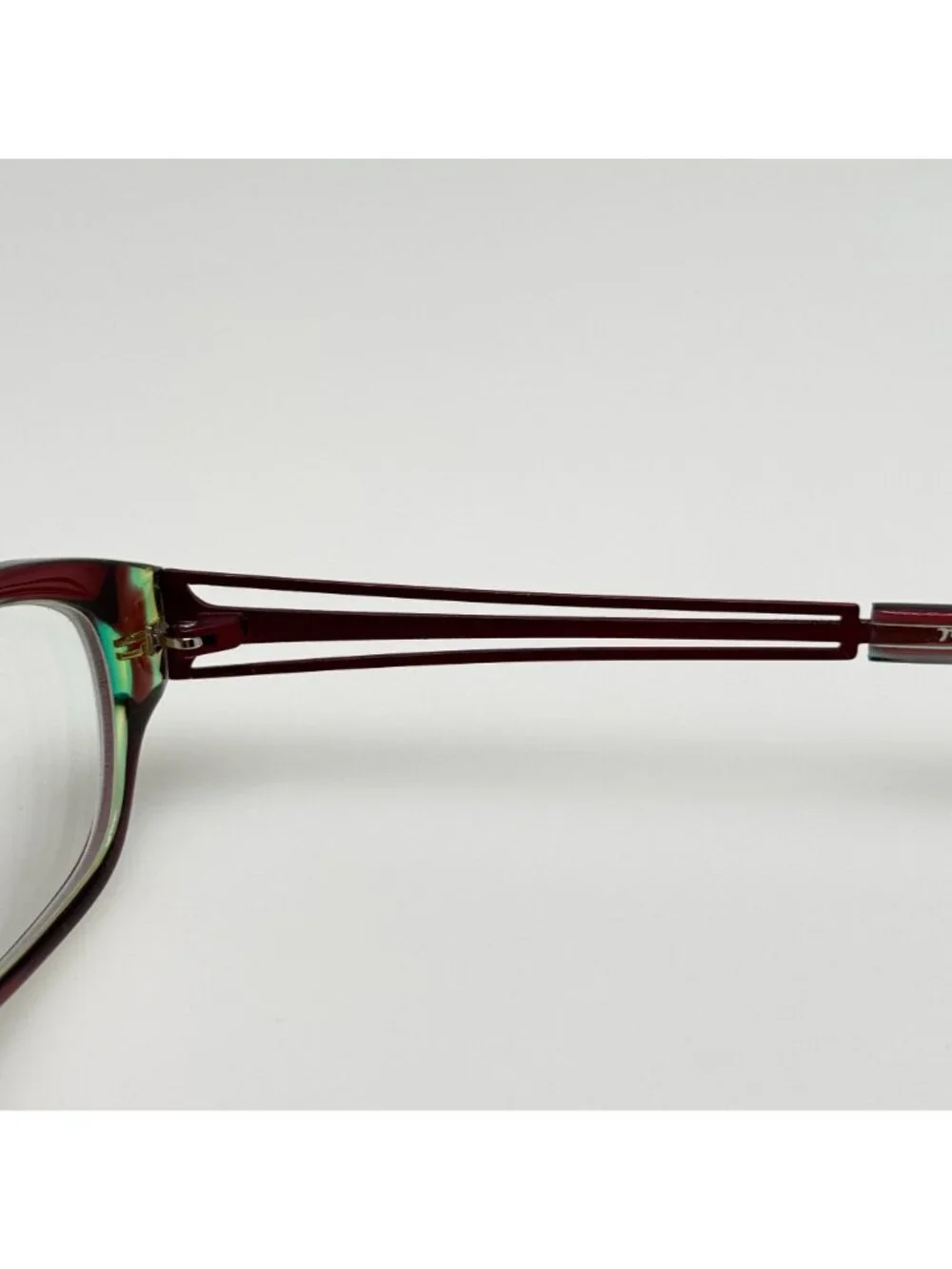 Michael Stars Eyeglasses Eye Glasses Frames Casual Chic Plum Stain 52-15-135